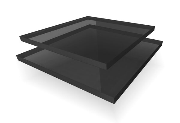 Acrylaat/Plexiglas® grijs gerookt dikte 3 mm